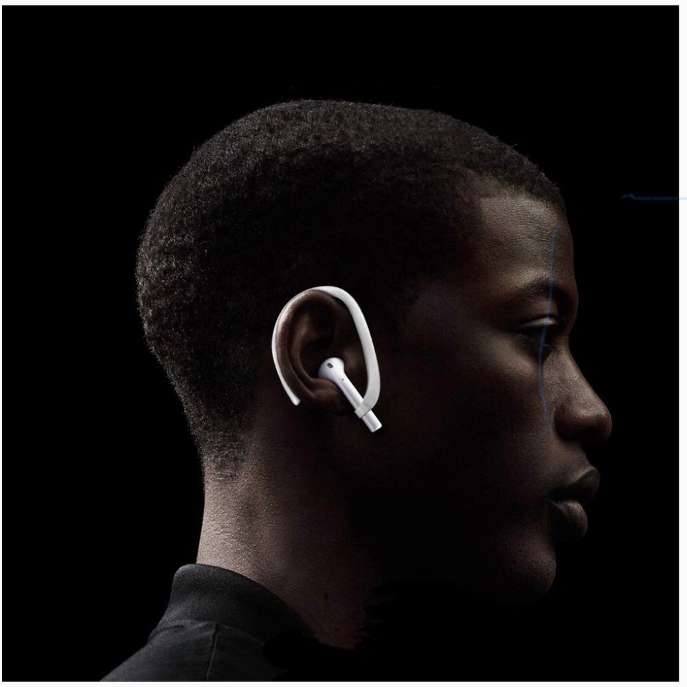 AirPods Ear Hooks For 1, 2 and Pro White